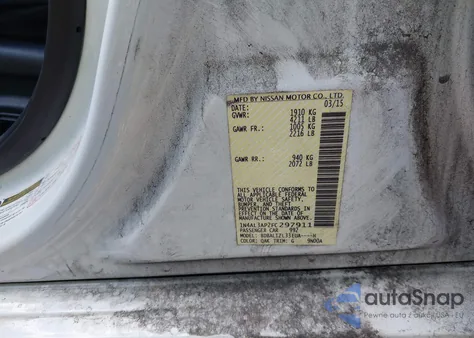 2015 Nissan Altima 2.5 Sv from USA, damaged, VIN 1N4AL3AP2FC297911